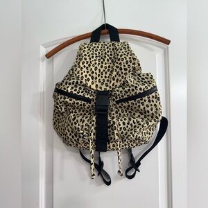 BAGGU Leopard Print Small Sport Backpack